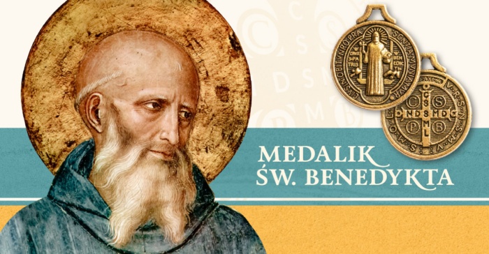 medalik św. benedykta